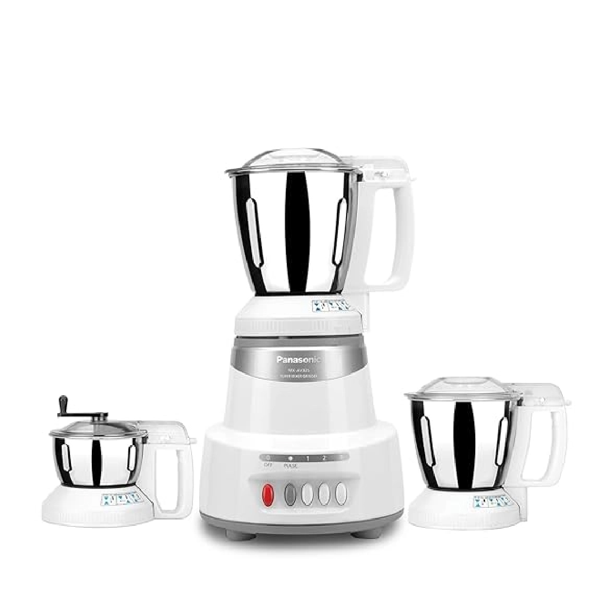 215-Panasonic Mixer Grinder MX-AV325 (Marble Silver). Panasonic Mixer Grinder MX-AV325 (Marble Silver) - Image 1