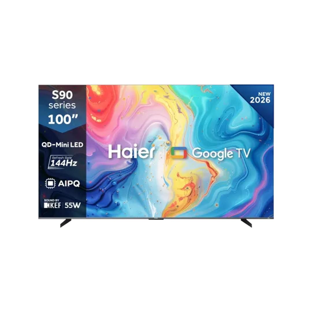 1 Haier TV H100S90FUX - Image 1